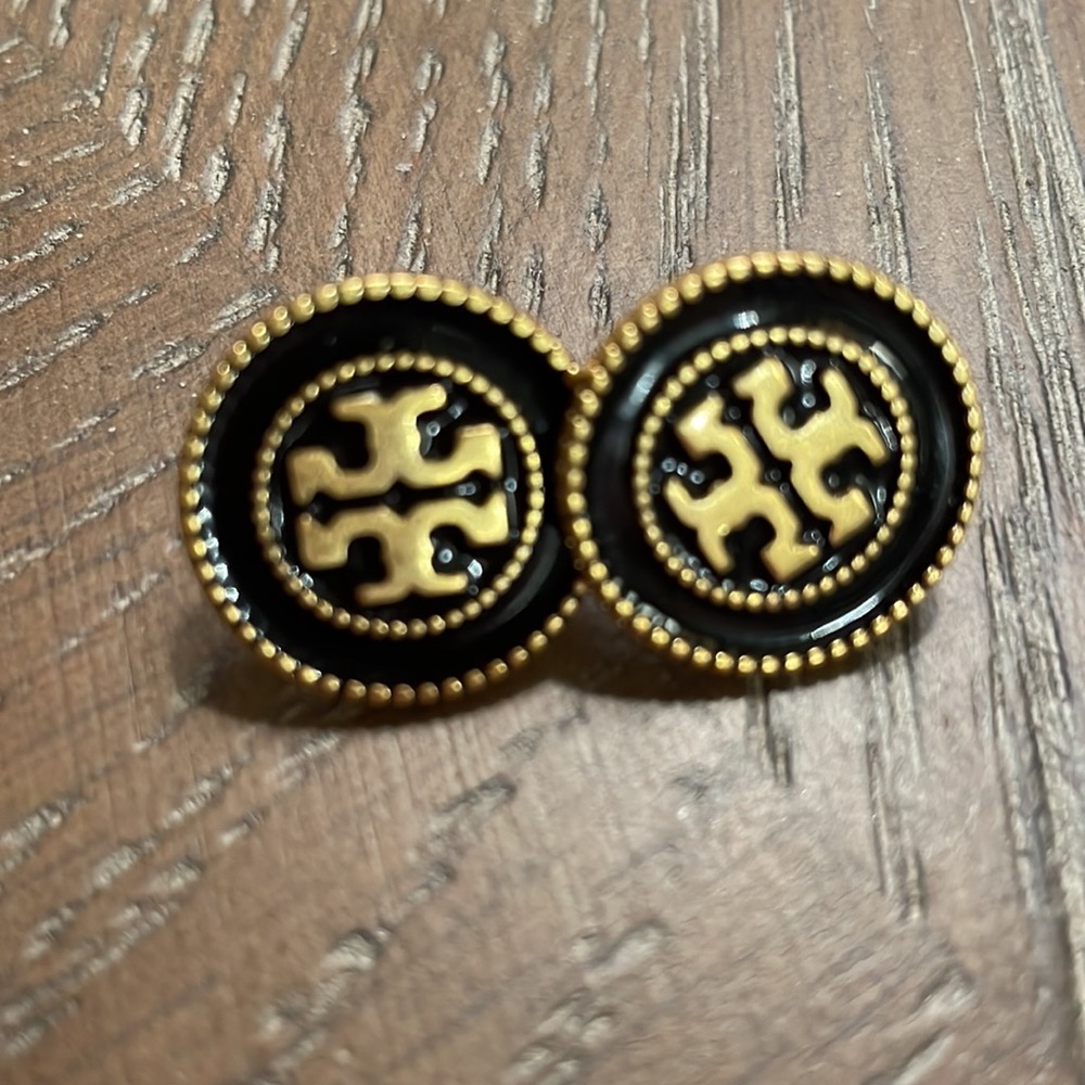 Tory Burch button earrings